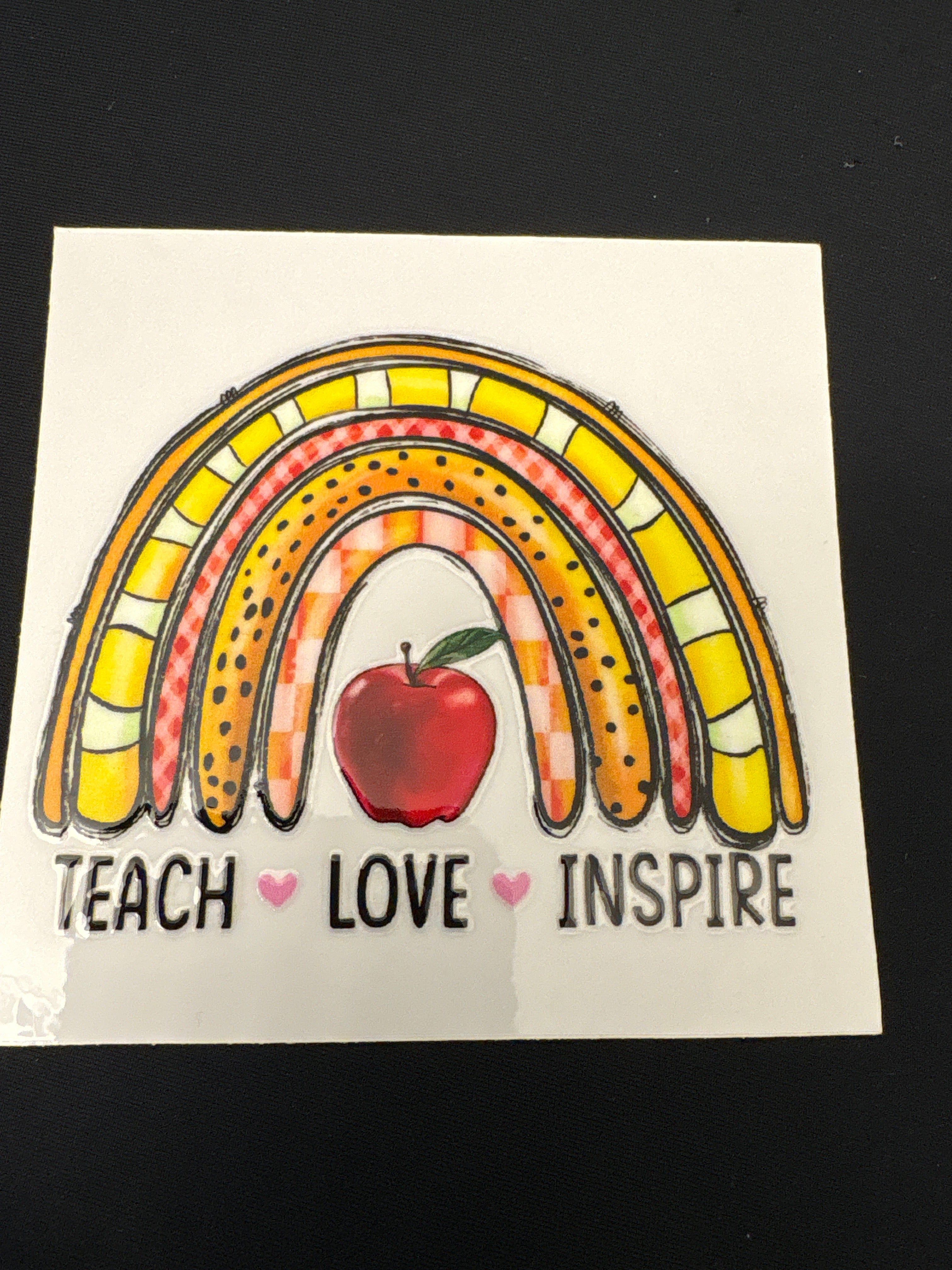 Rainbow Teacher Decals