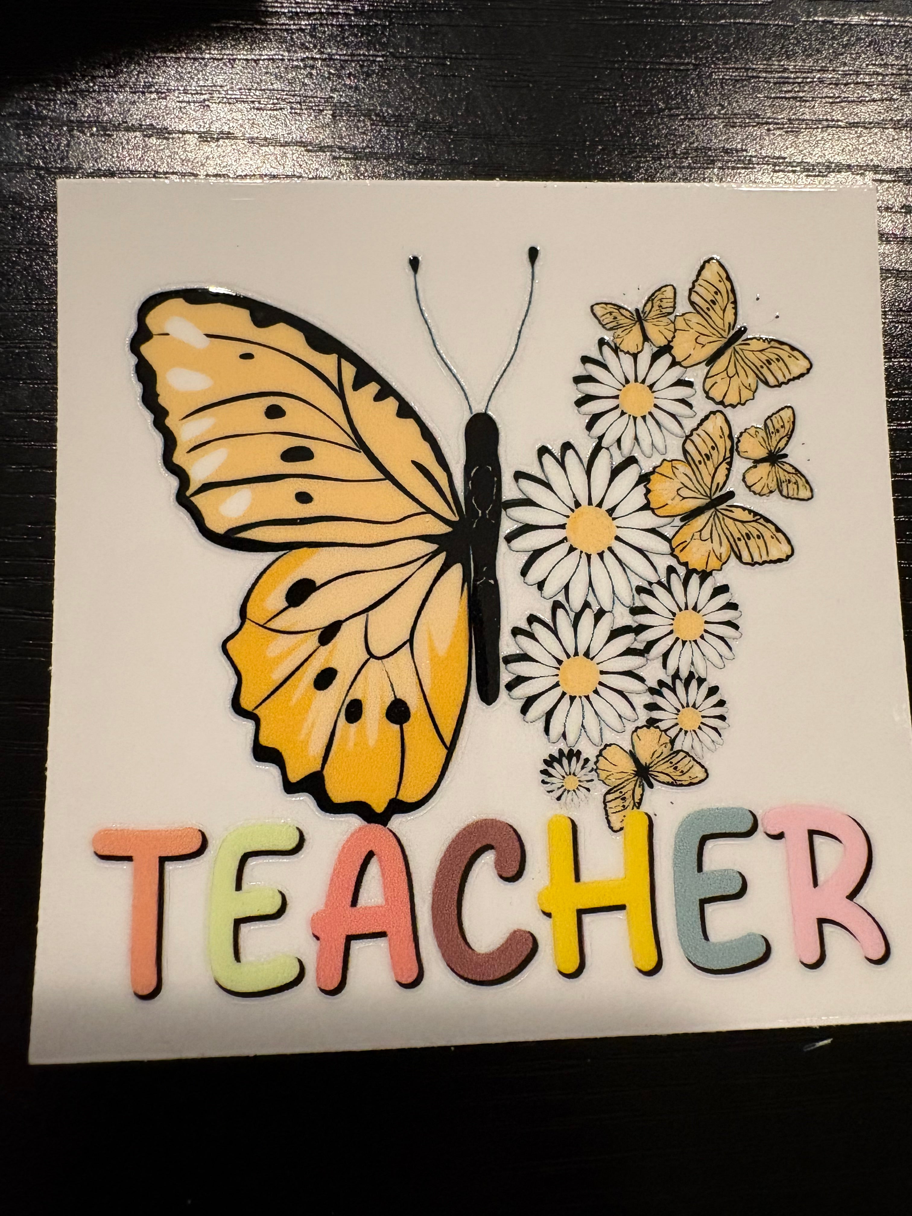 Cheetah Teacher Decals