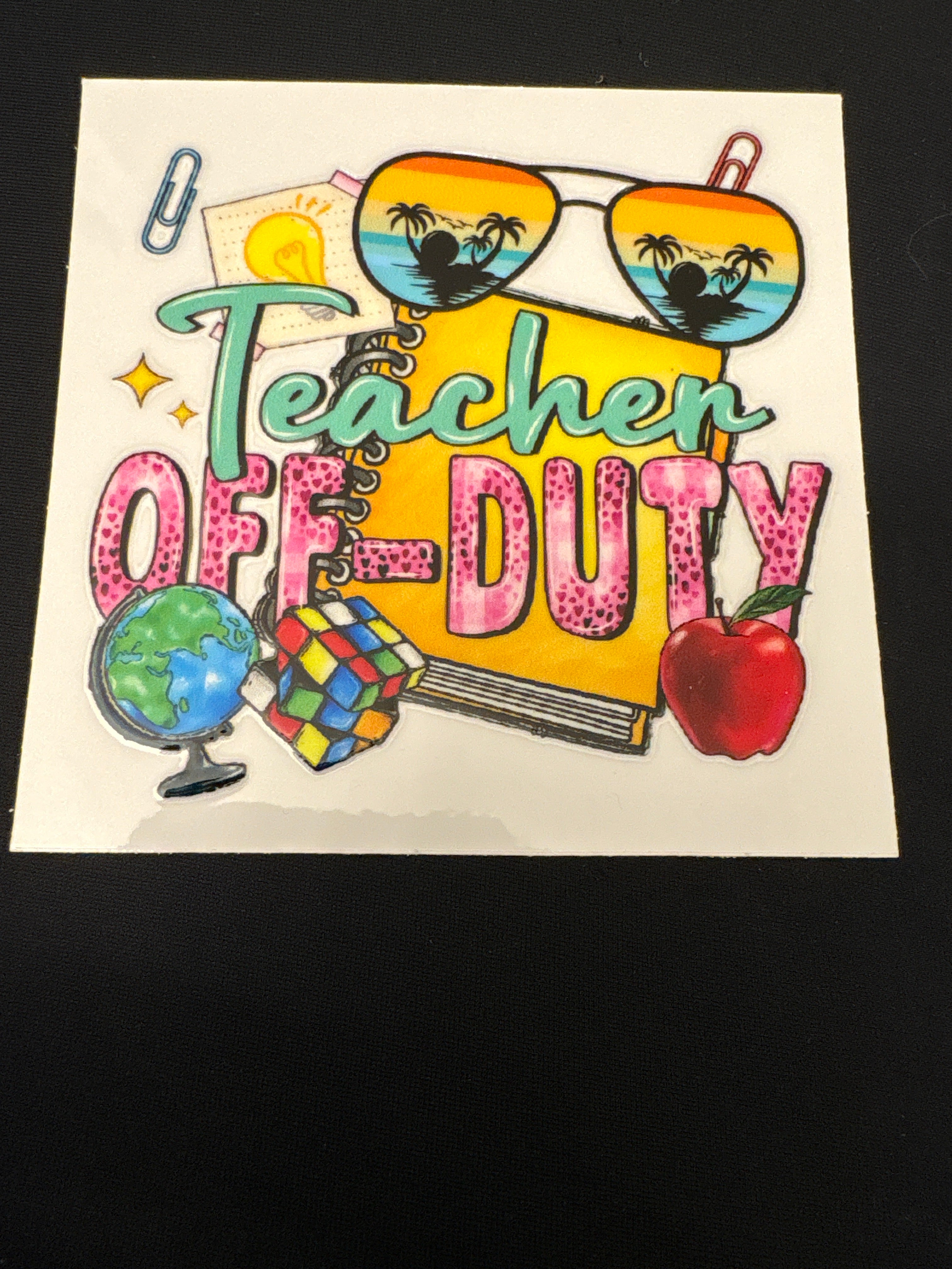 Rainbow Teacher Decals
