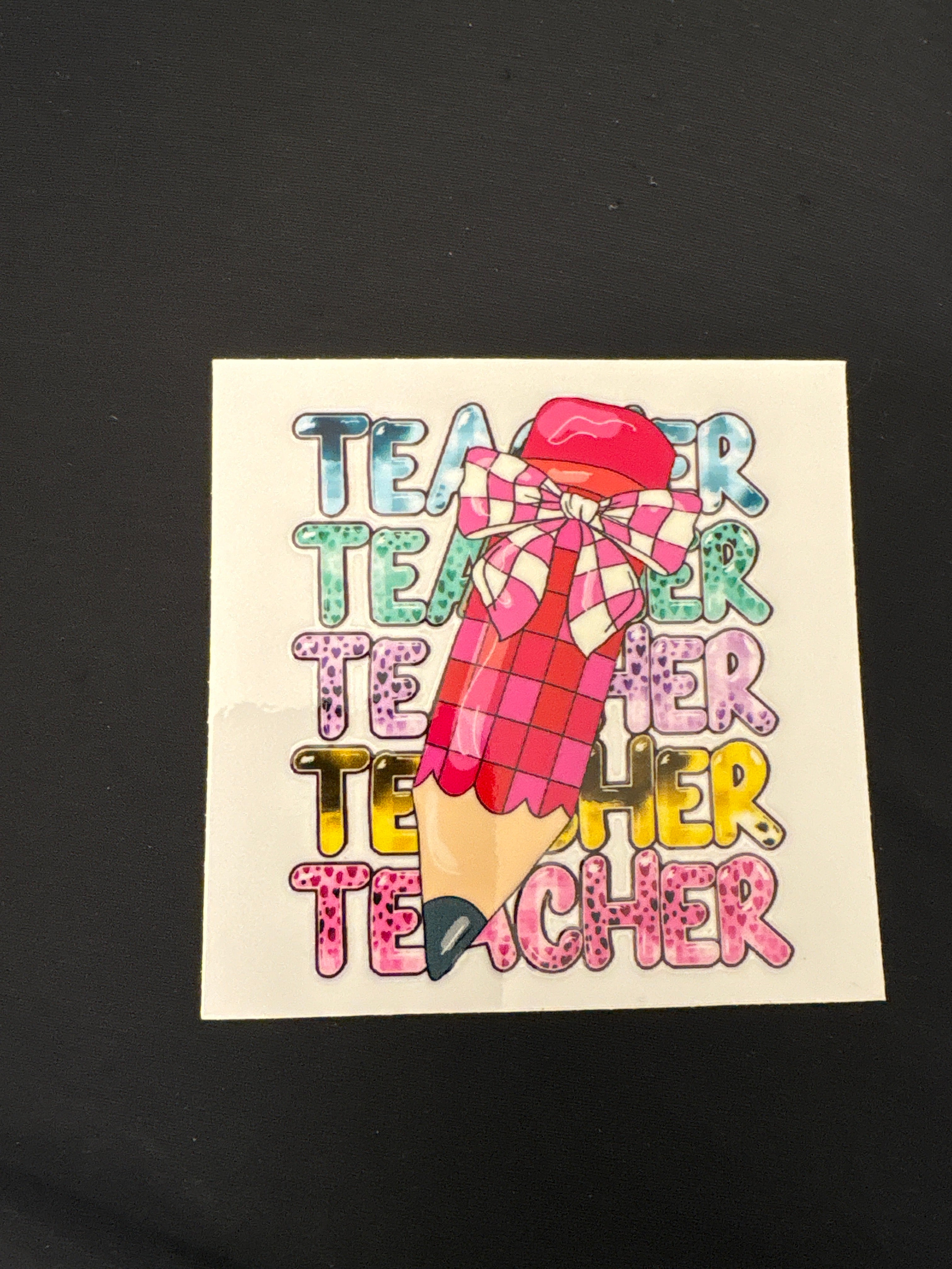 Rainbow Teacher Decals