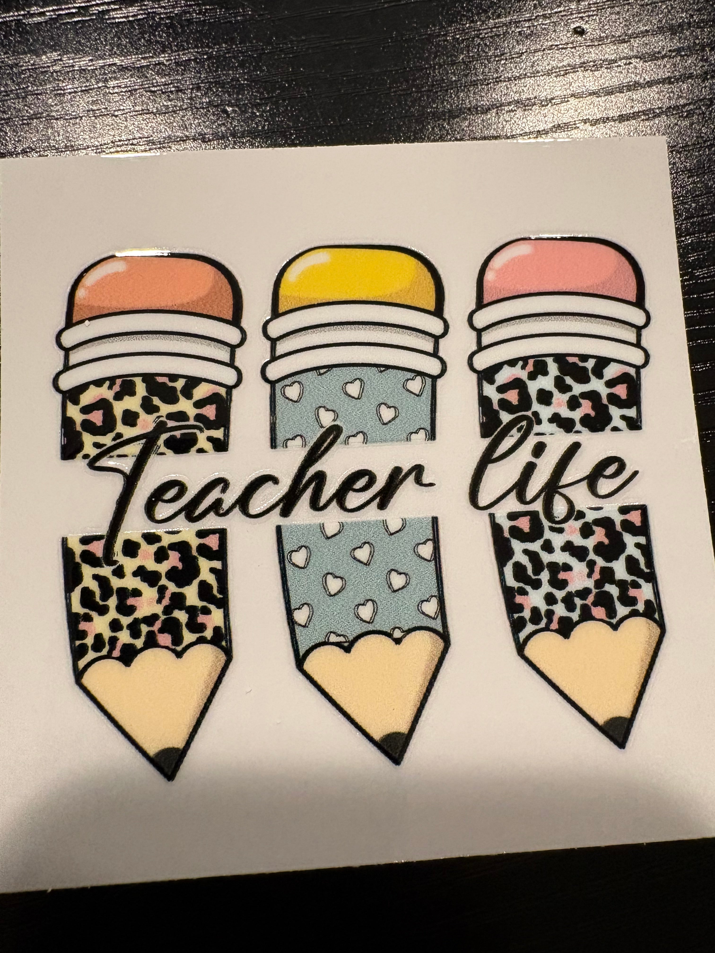 Cheetah Teacher Decals