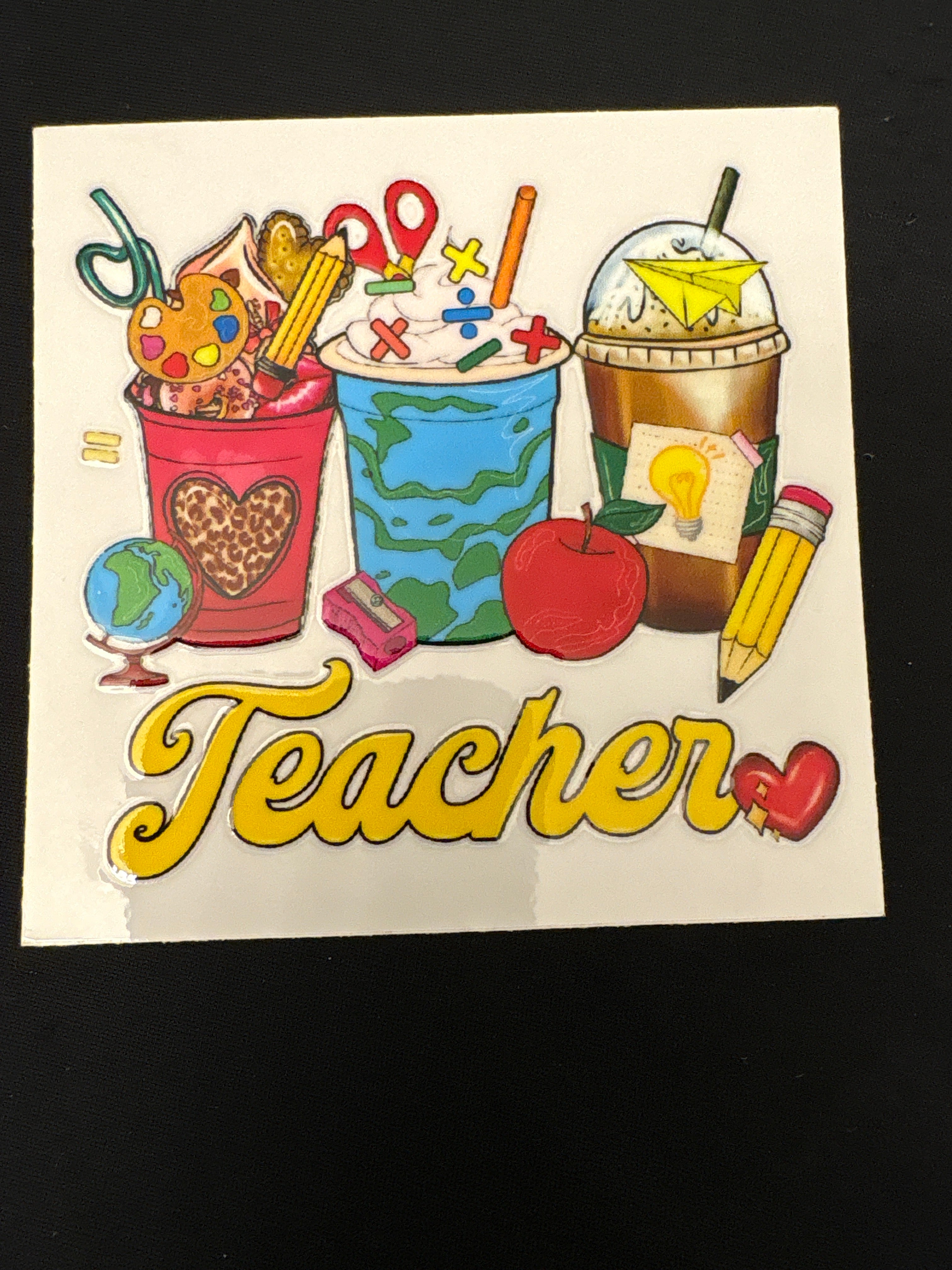 Rainbow Teacher Decals