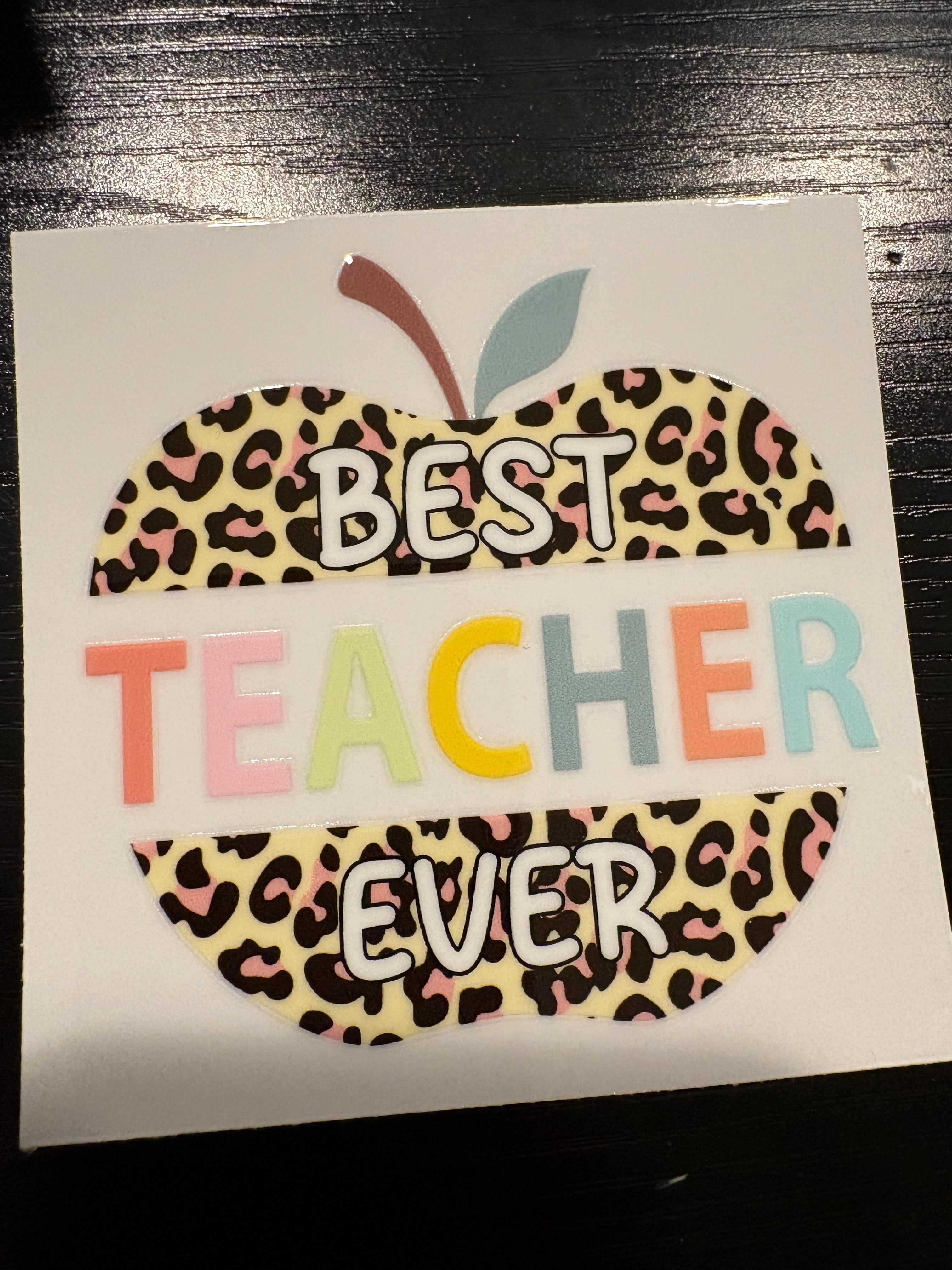 Cheetah Teacher Decals