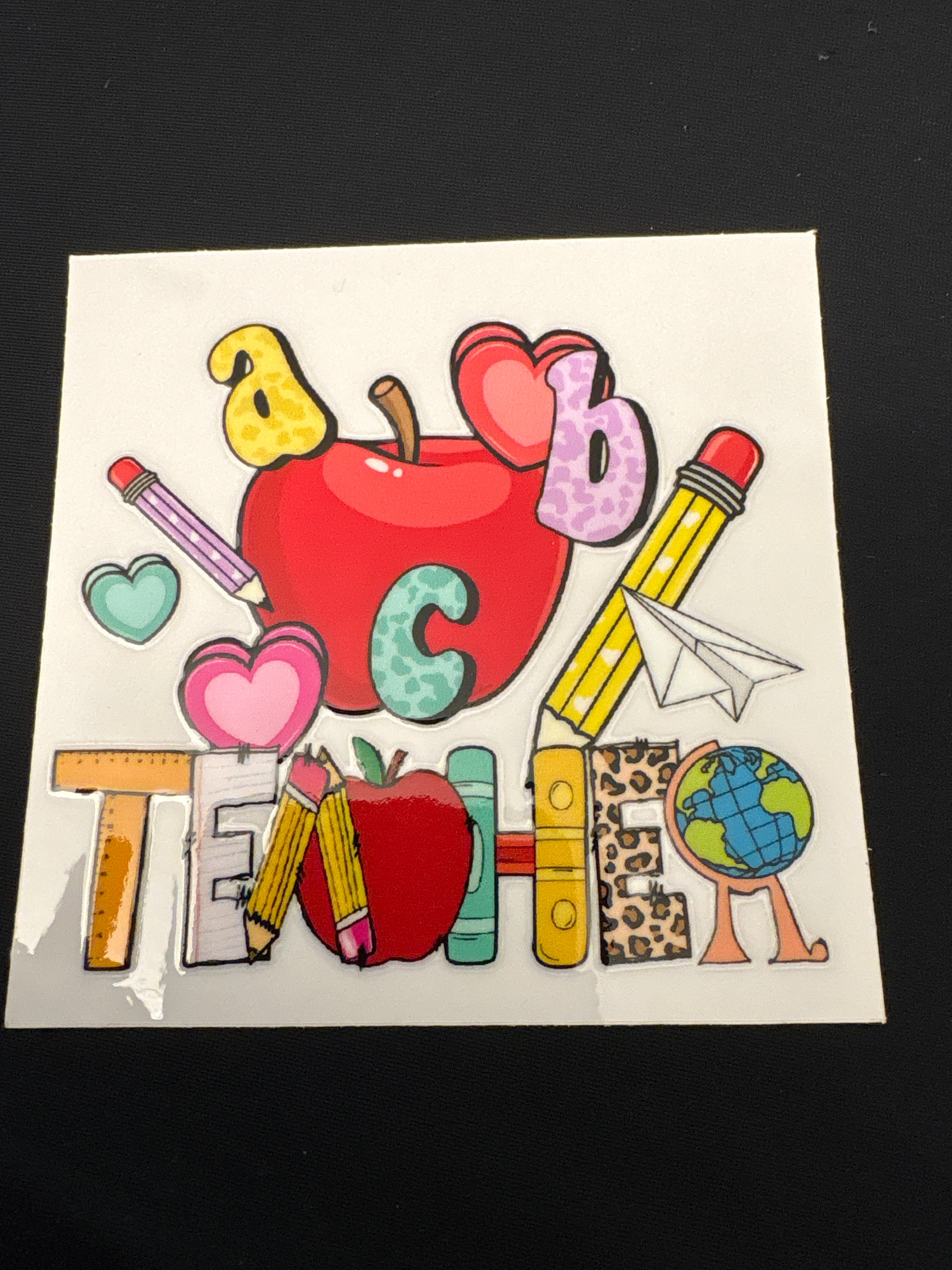 Rainbow Teacher Decals