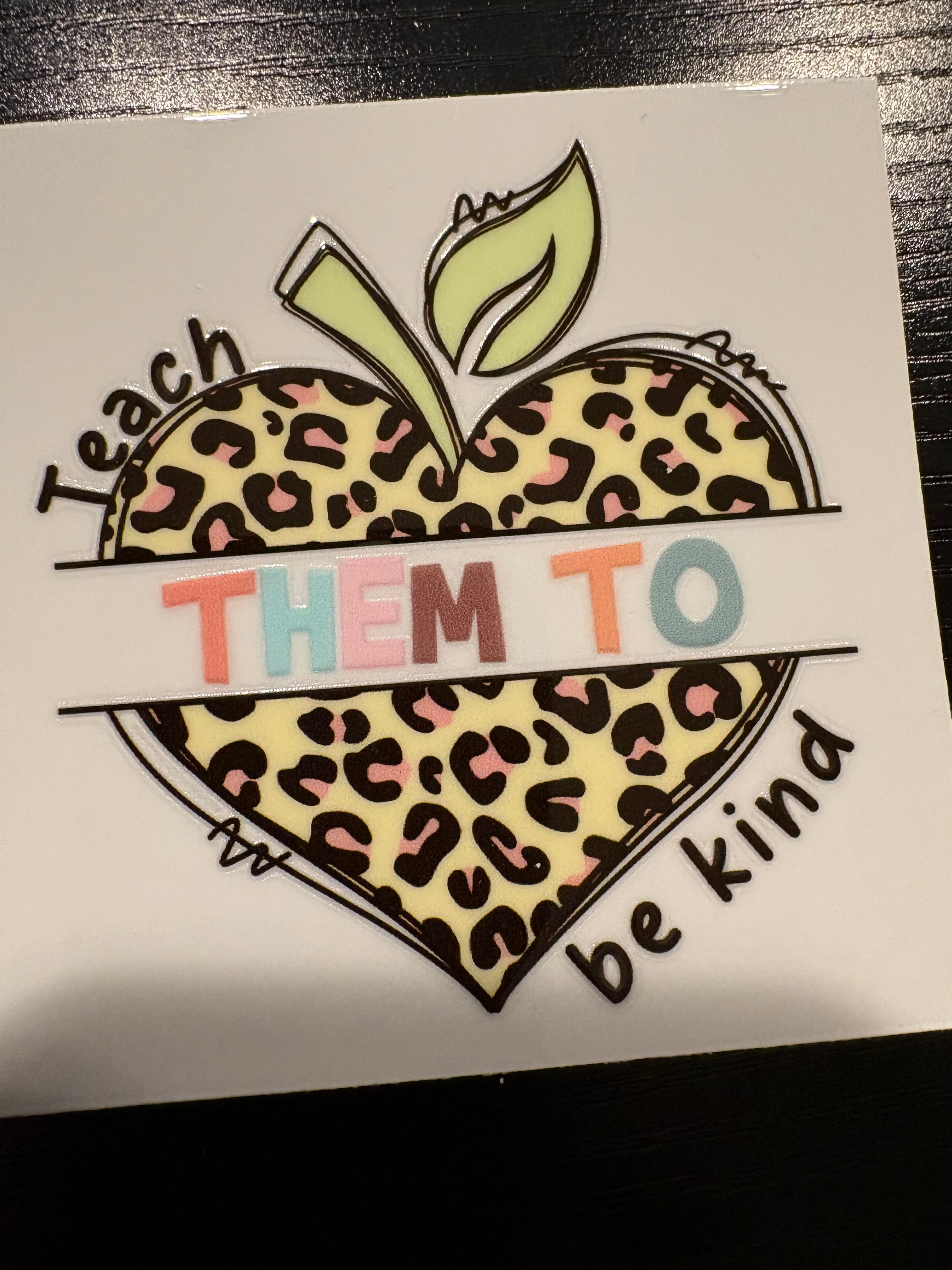Cheetah Teacher Decals