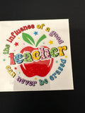 Rainbow Teacher Decals