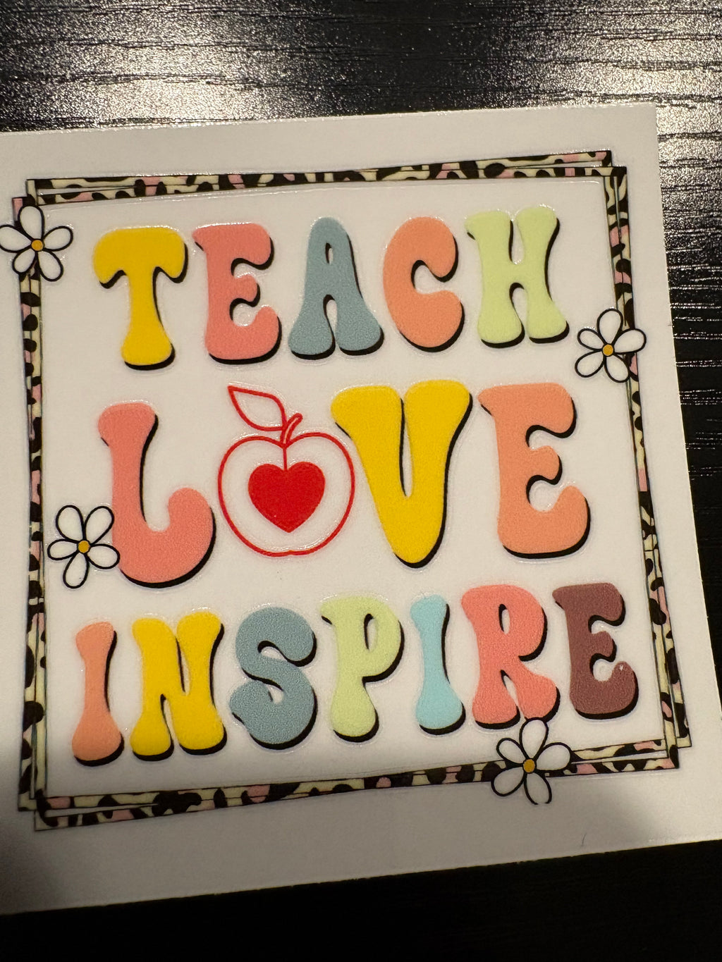 Cheetah Teacher Decals
