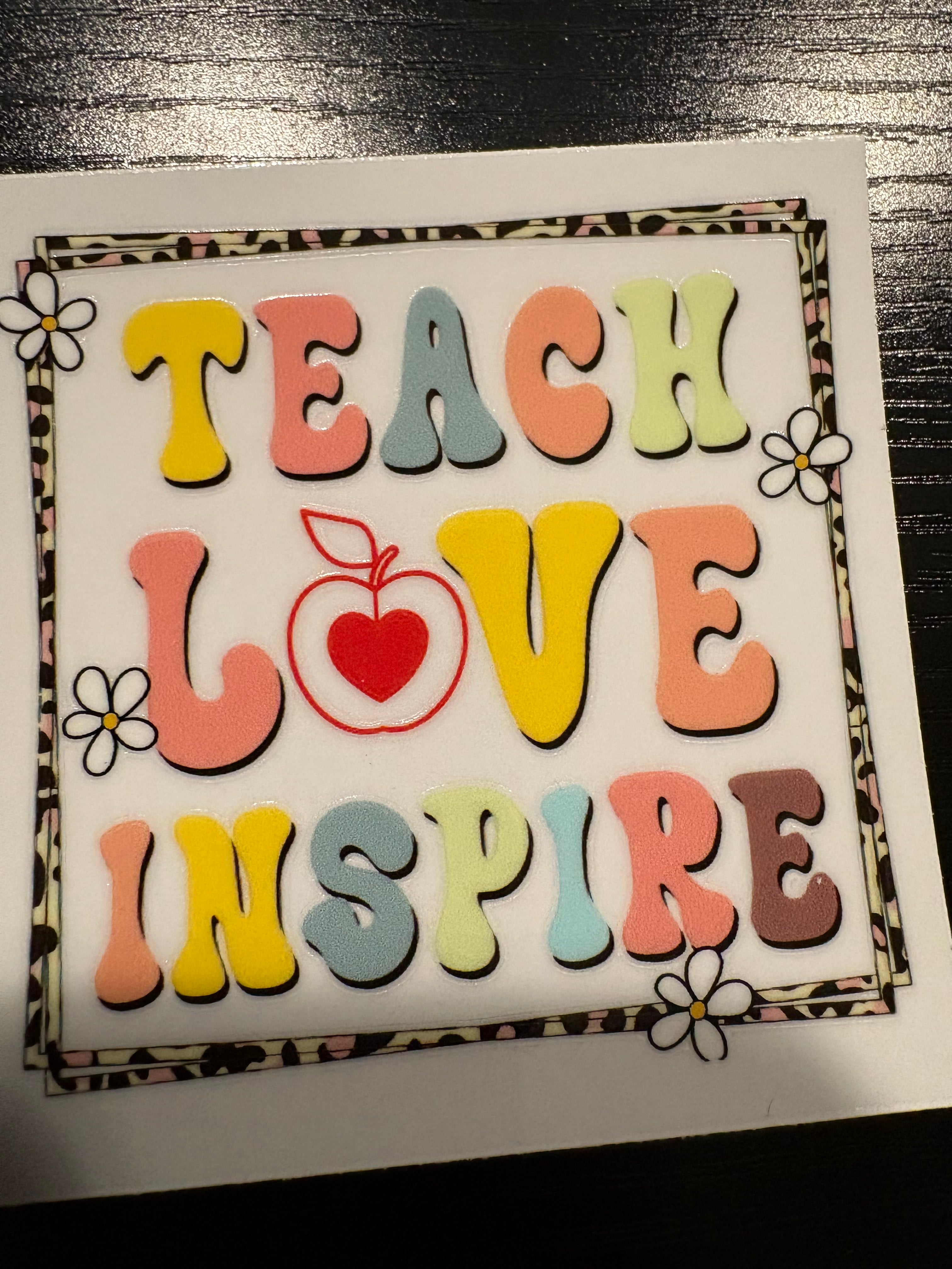 Cheetah Teacher Decals