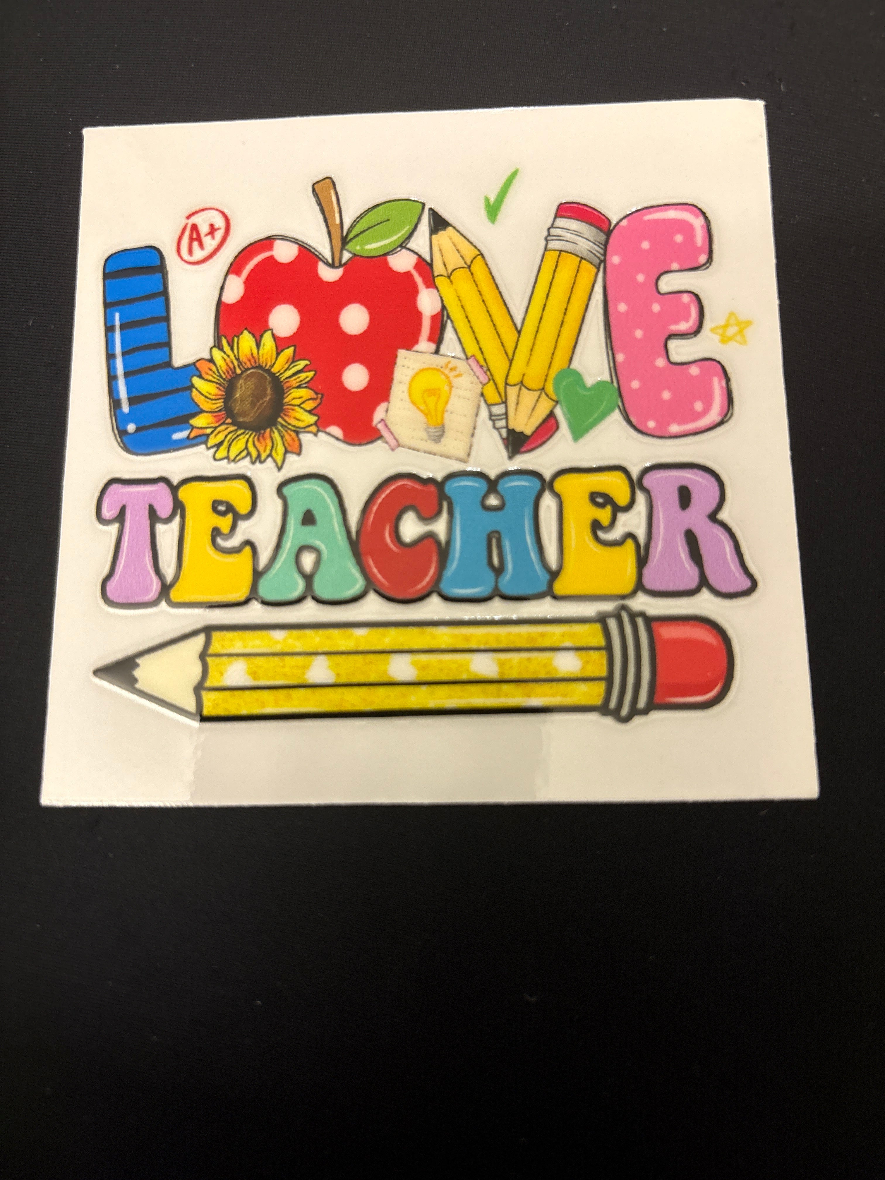 Rainbow Teacher Decals