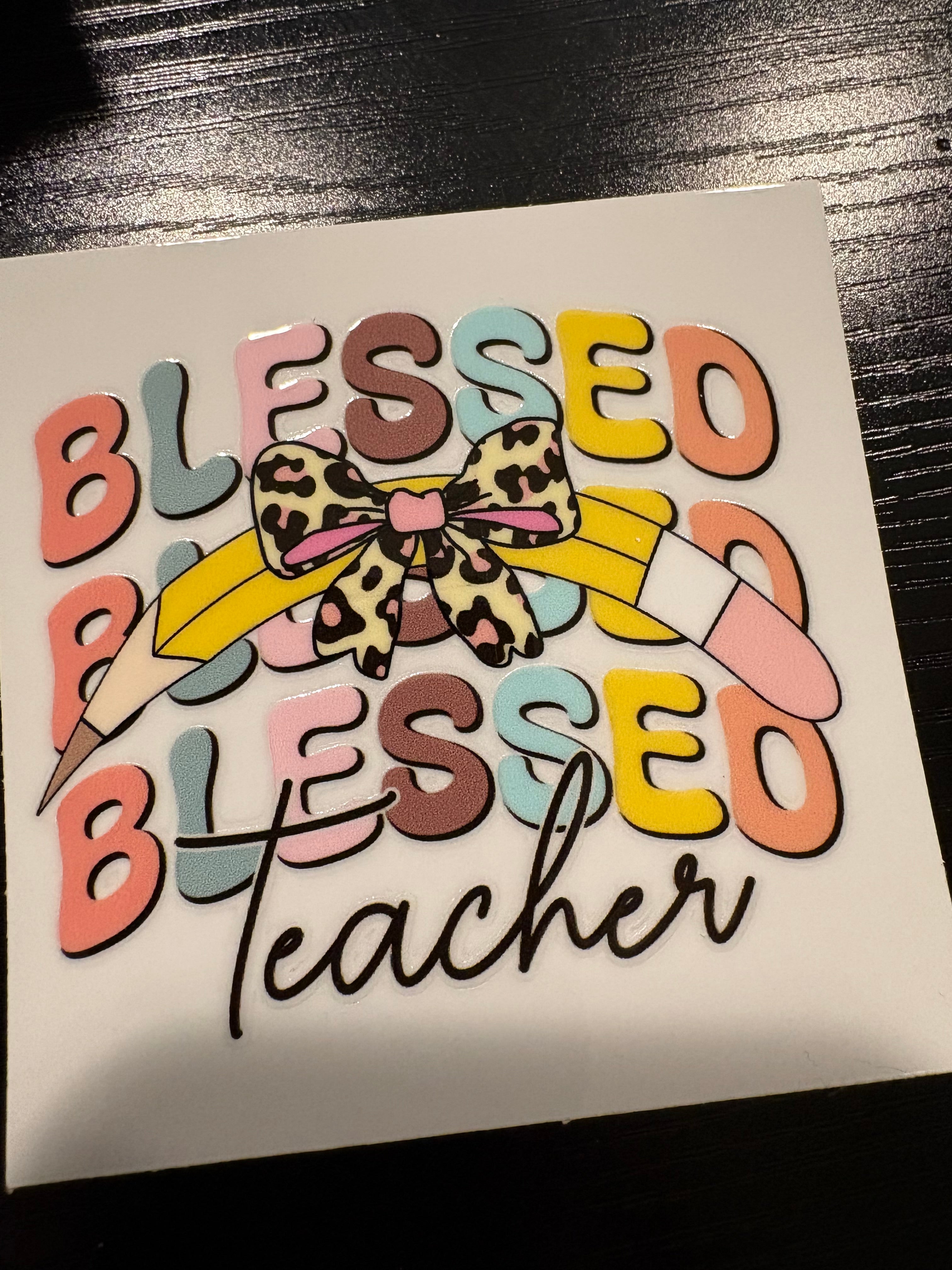 Cheetah Teacher Decals