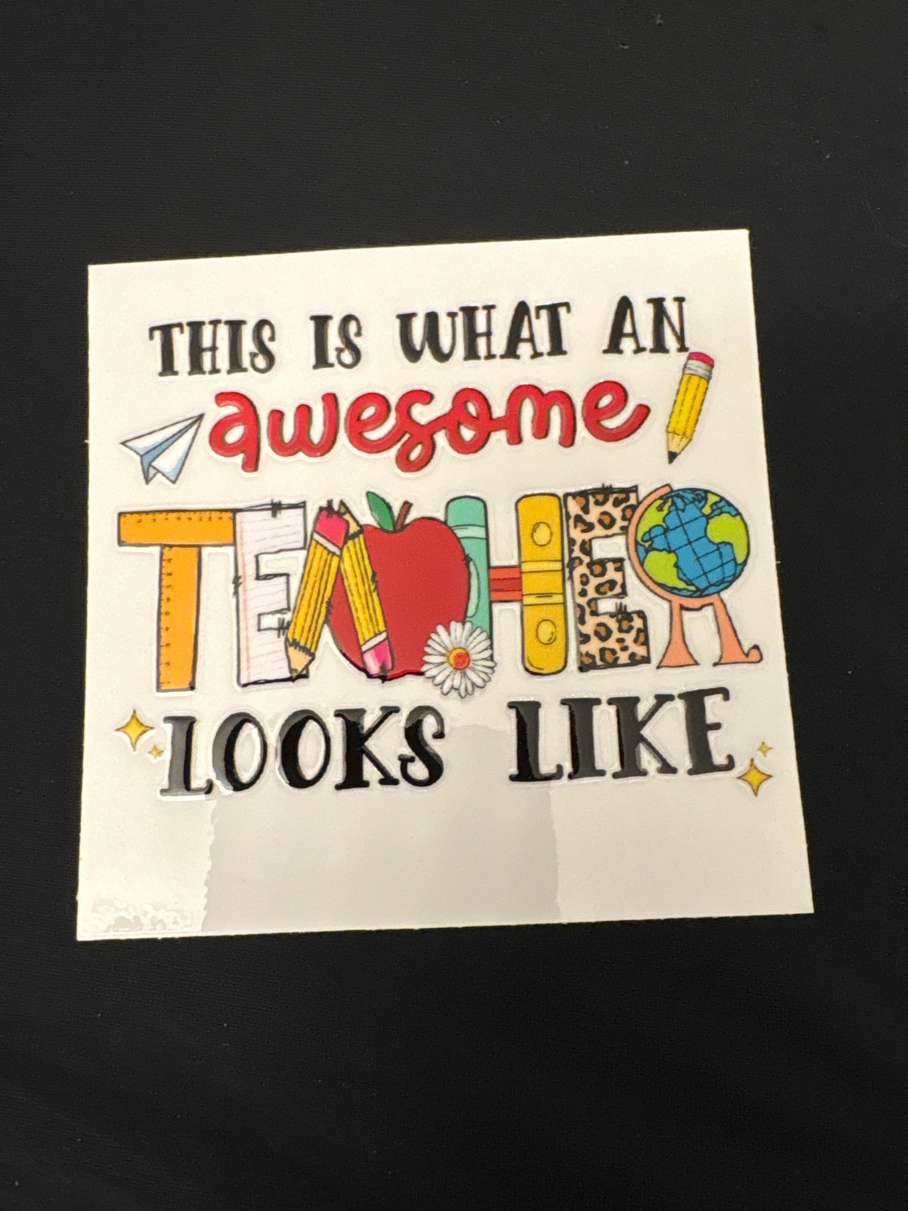 Rainbow Teacher Decals