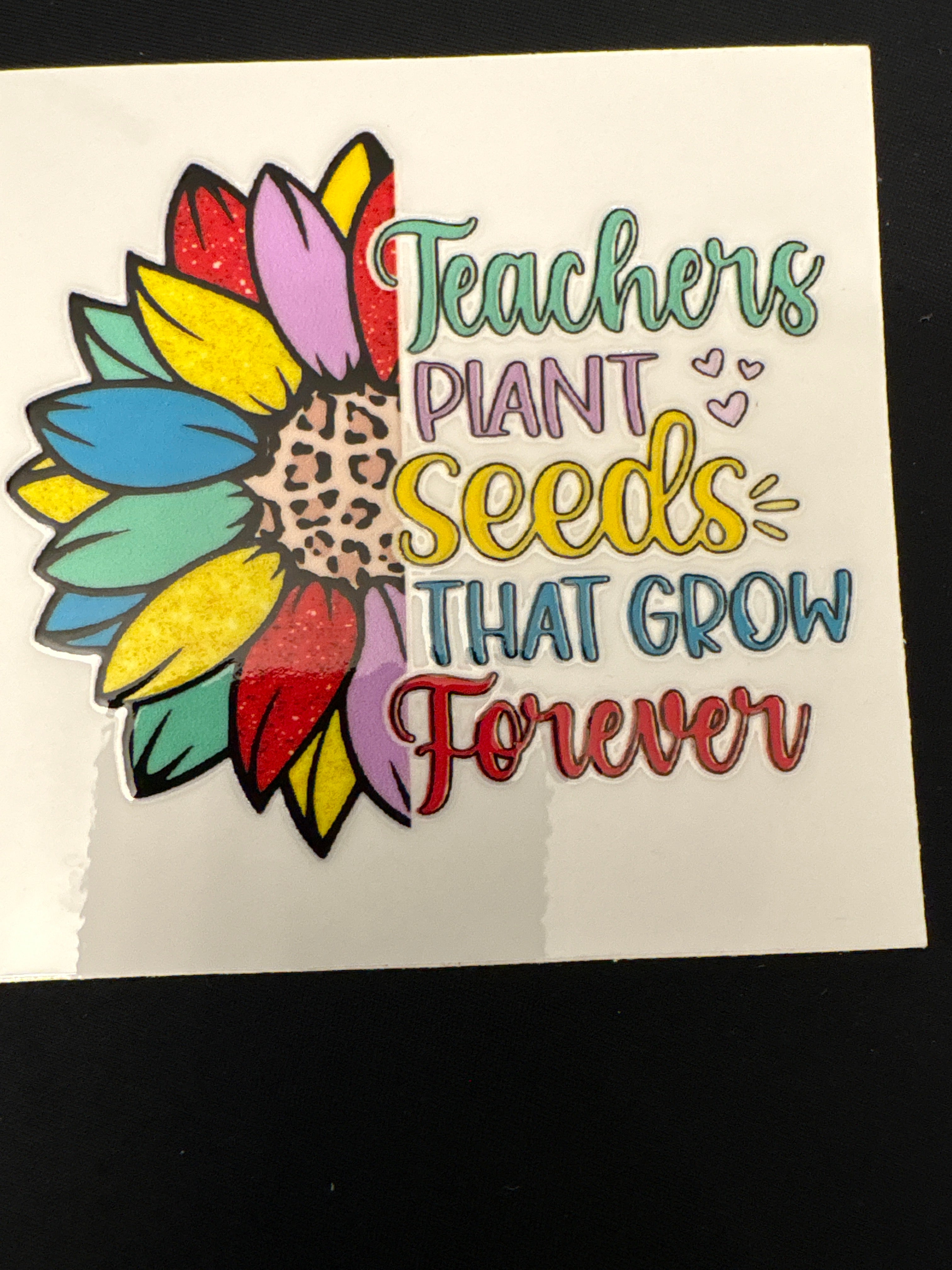 Rainbow Teacher Decals