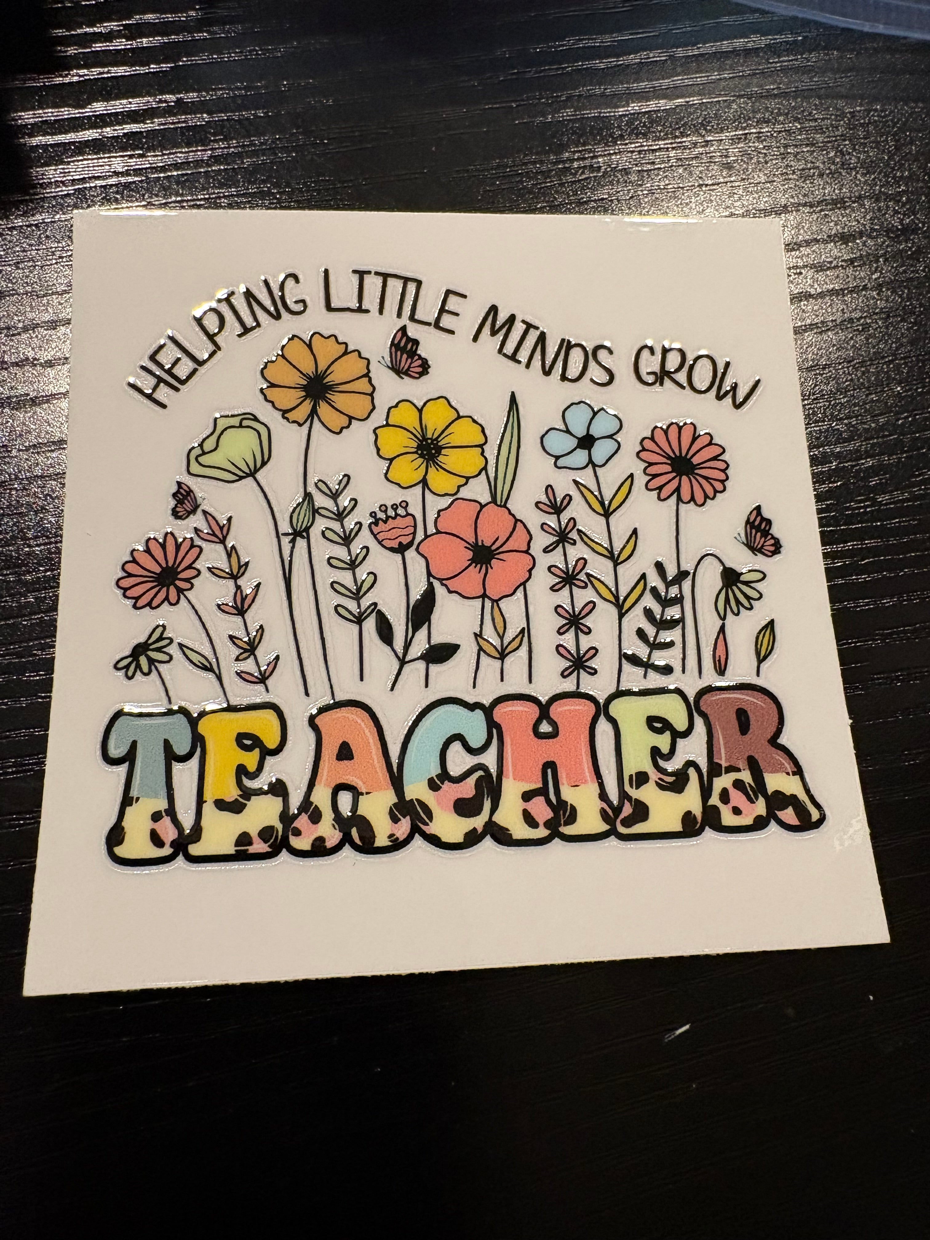 Cheetah Teacher Decals