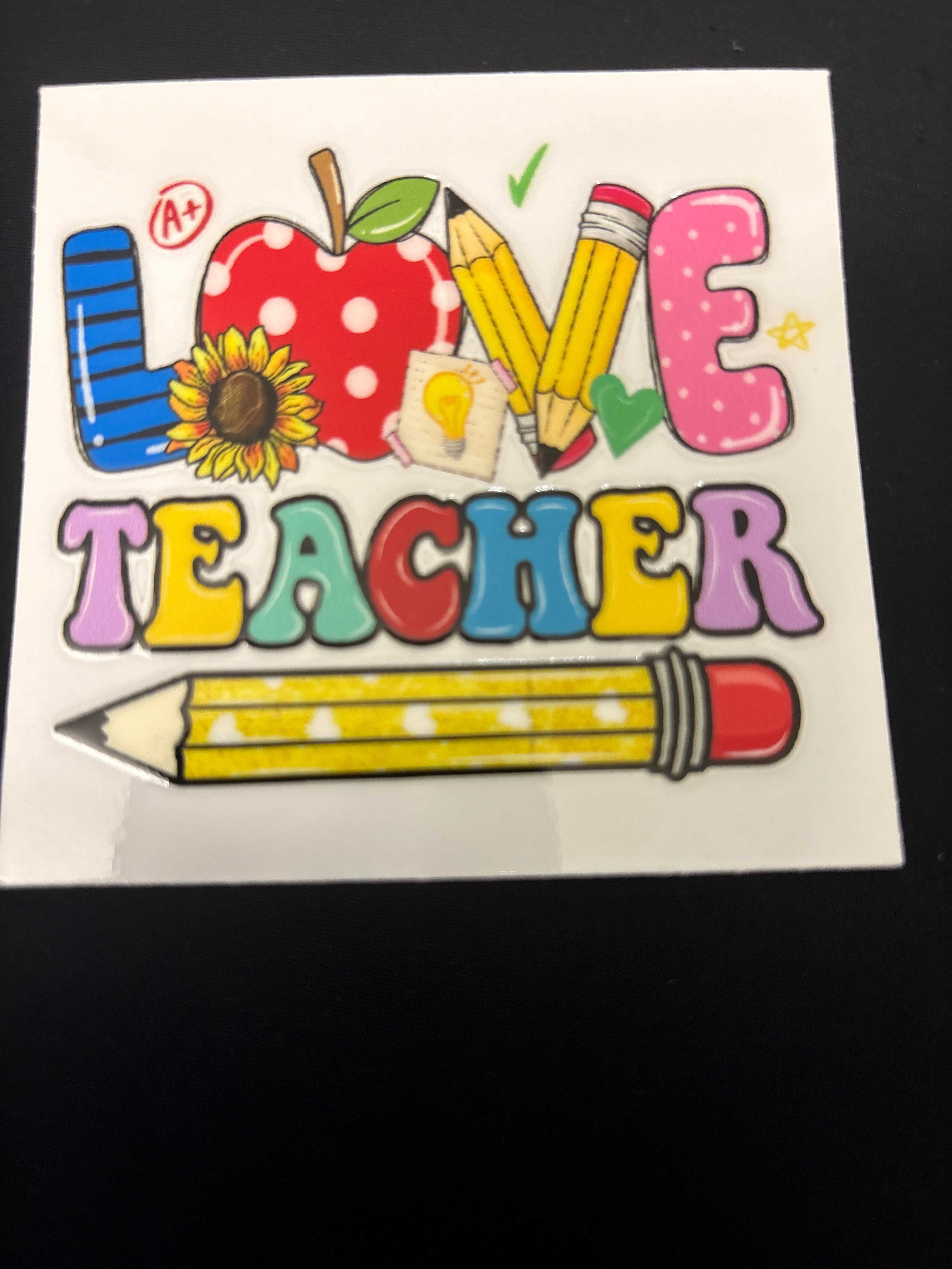 Rainbow Teacher Decals