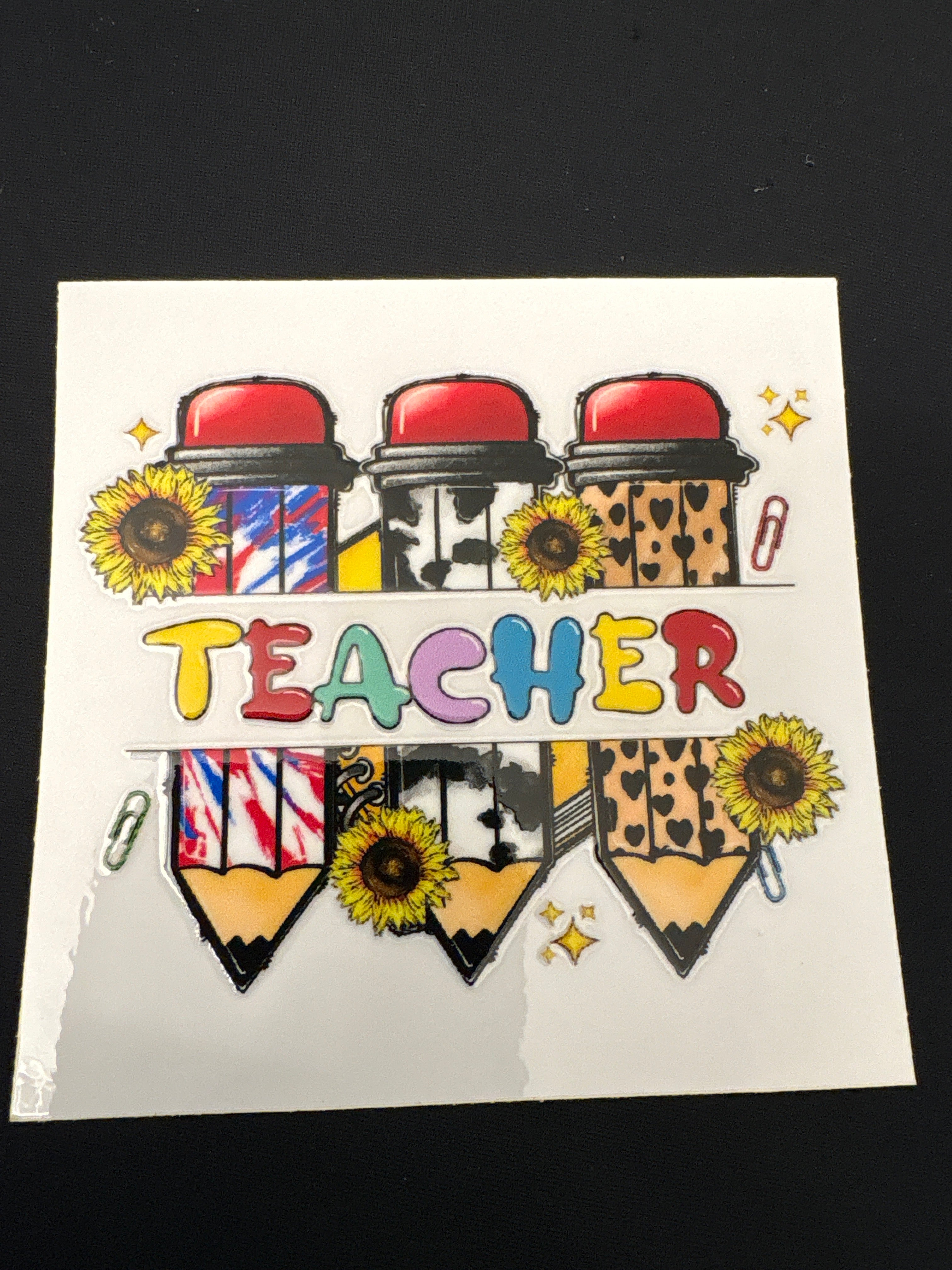 Rainbow Teacher Decals