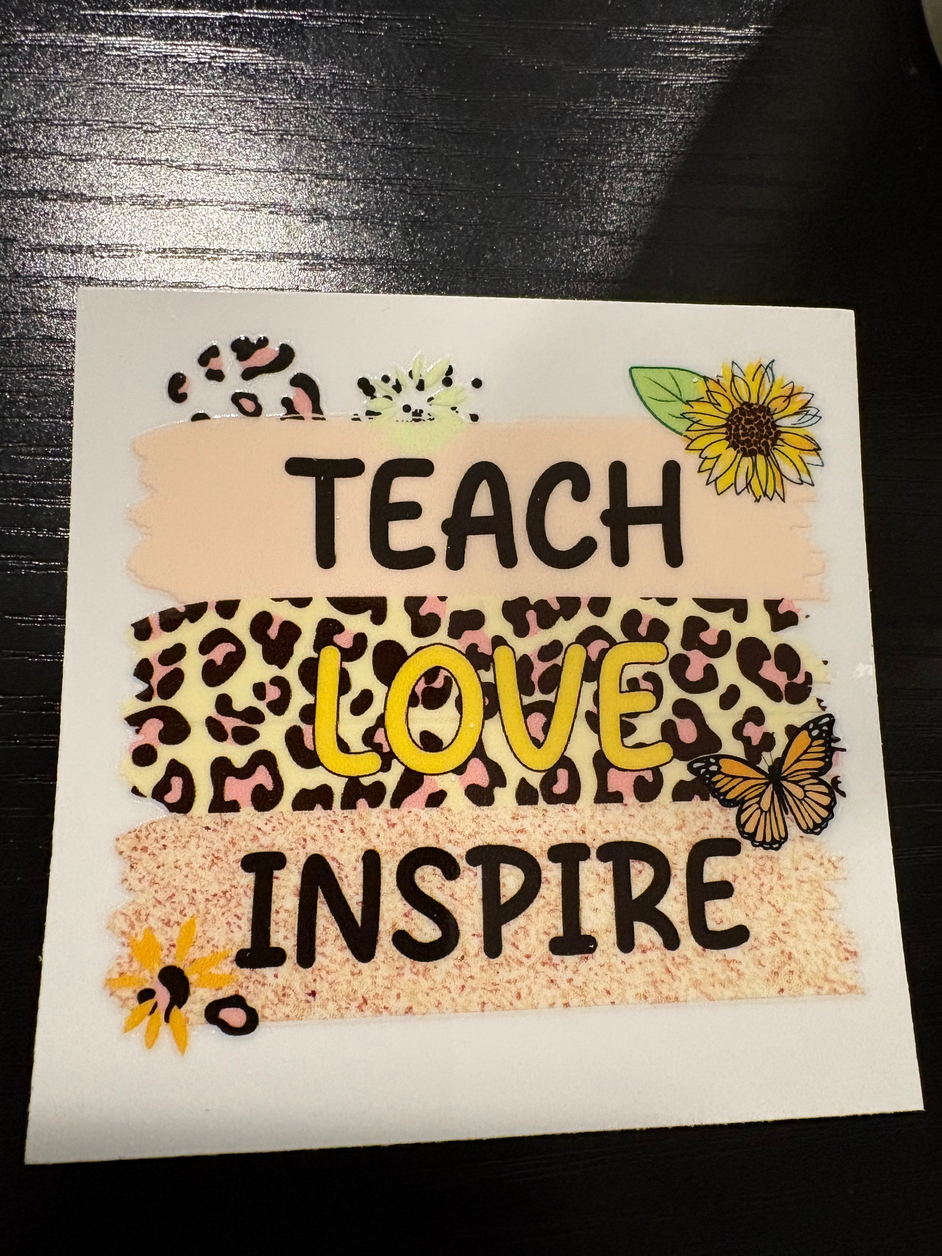 Cheetah Teacher Decals