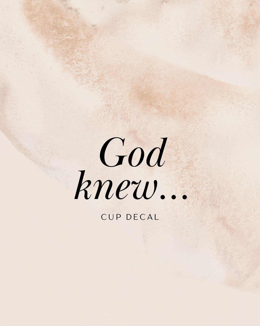God knew