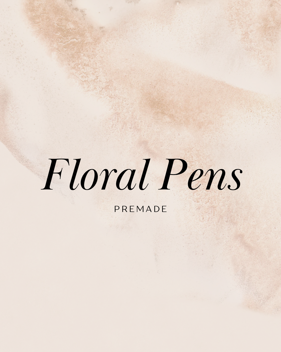 Floral Pens
